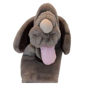 Vintage & Rare Ganz Wrinkles Dog Plush Hand Puppet – 1984